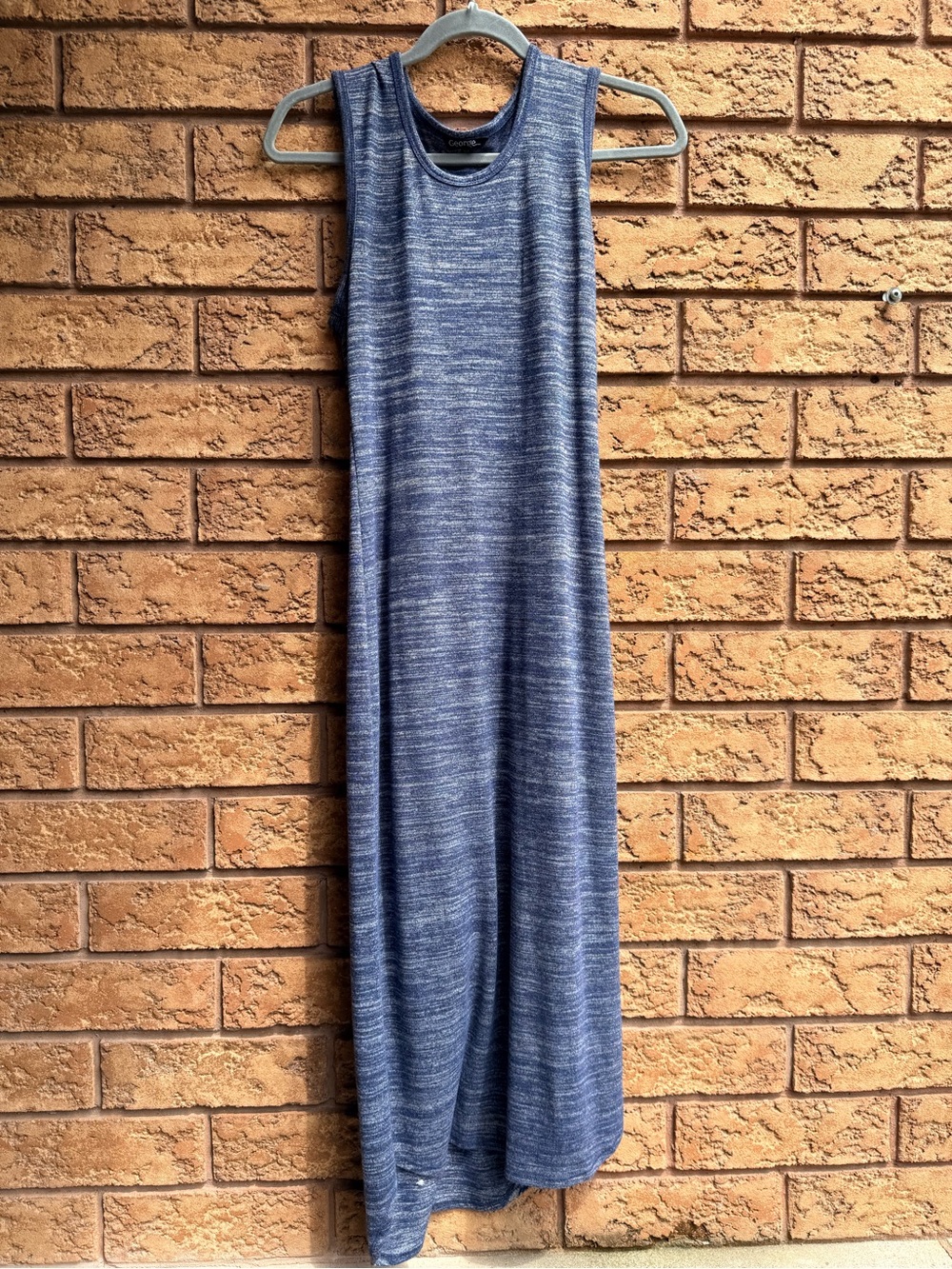 💫4/$25 • George Blue Heathered Knit Maxi Dress